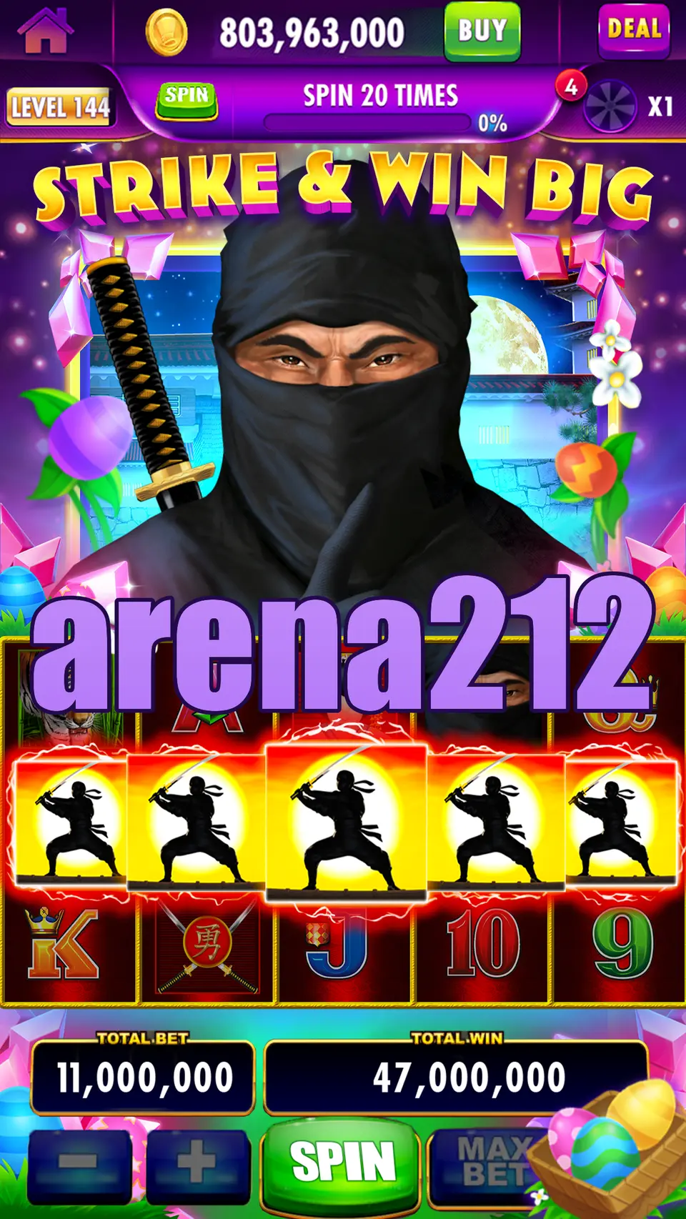 Tangkapan Layar arena212